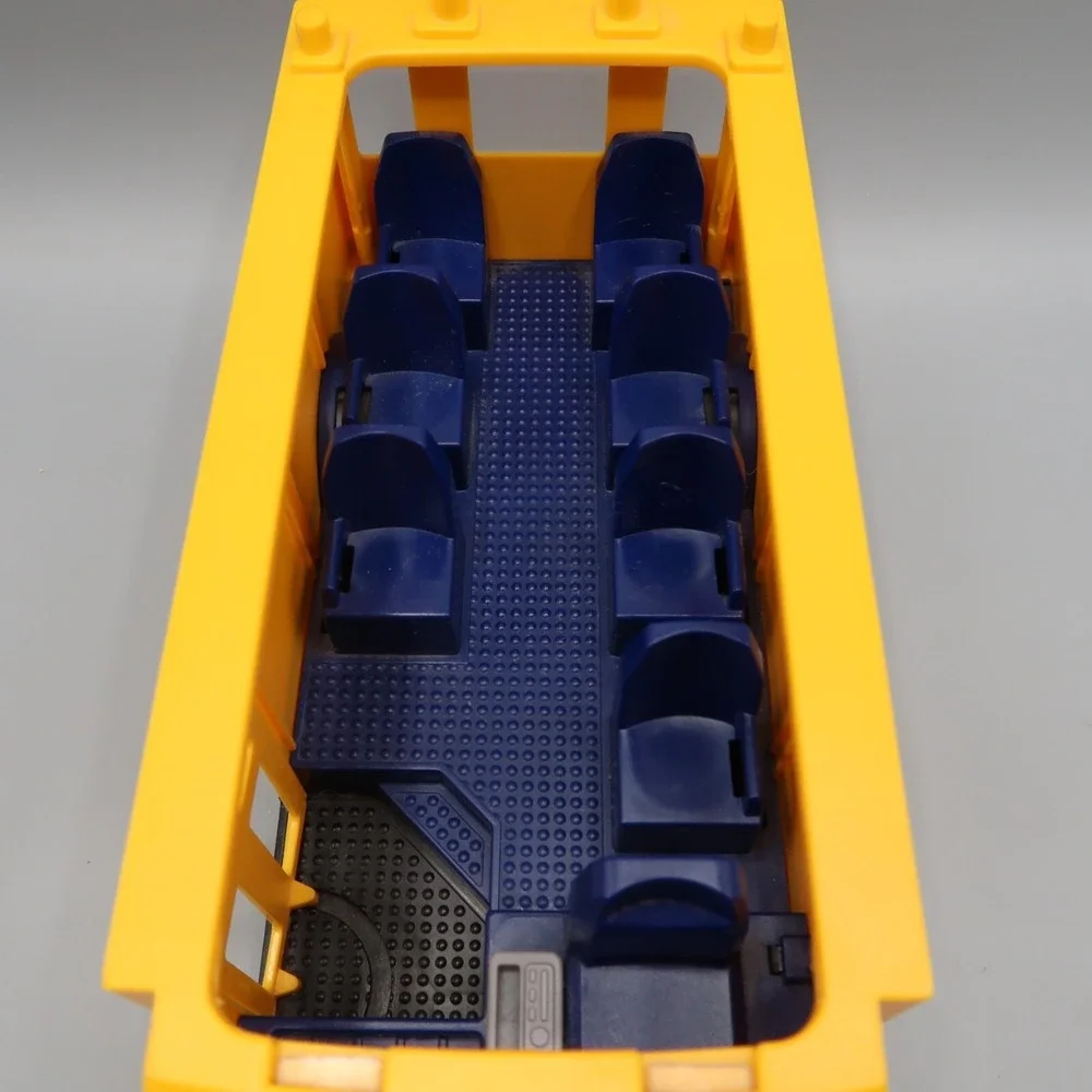 Playmobil Part Yellow School Bus Blue Seats No Roof